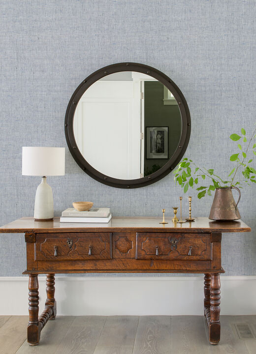 Lihua Blue String Wallpaper (Set of 2)