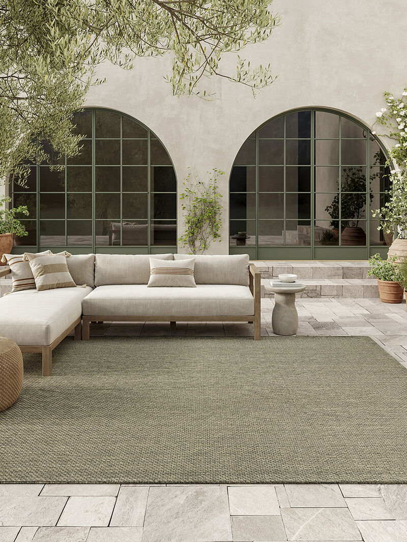 Tulum TLM03 Olive 8' x 10' Rug