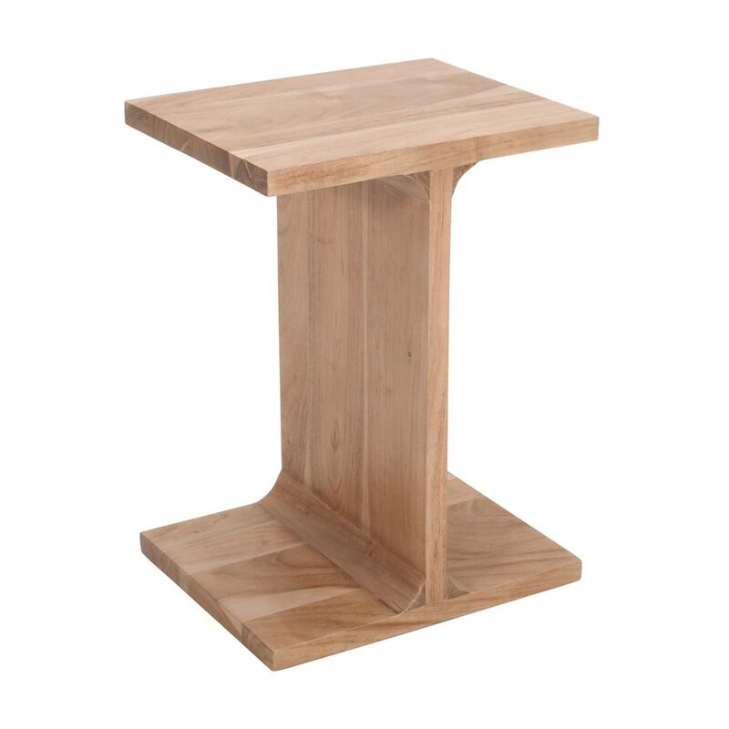 Jofran Idiom Solid Wood Modern Accent End I-Table