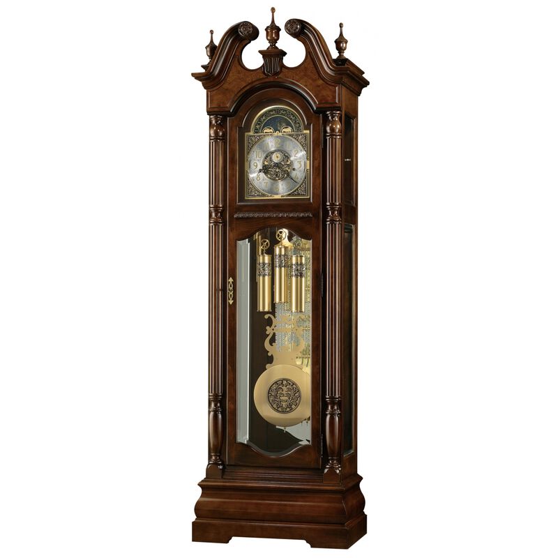 Howard Miller 611142 Howard Miller Edinburg Floor Clock 611142 Cherry Bordeaux