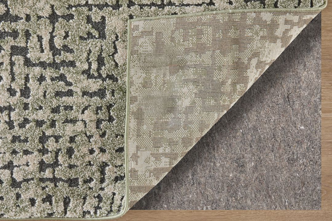 Gilmore 39UNF Green/Charcoal 5'3" x 8' Rug
