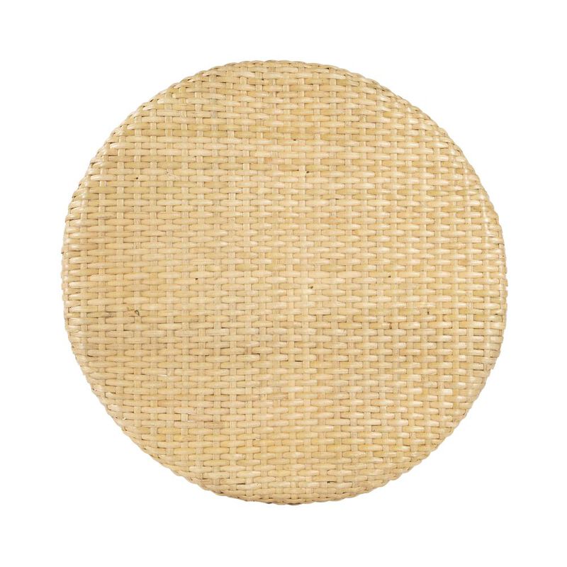 Butler Specialty Tobias Rattan Round 24 Counter Stool, Natural