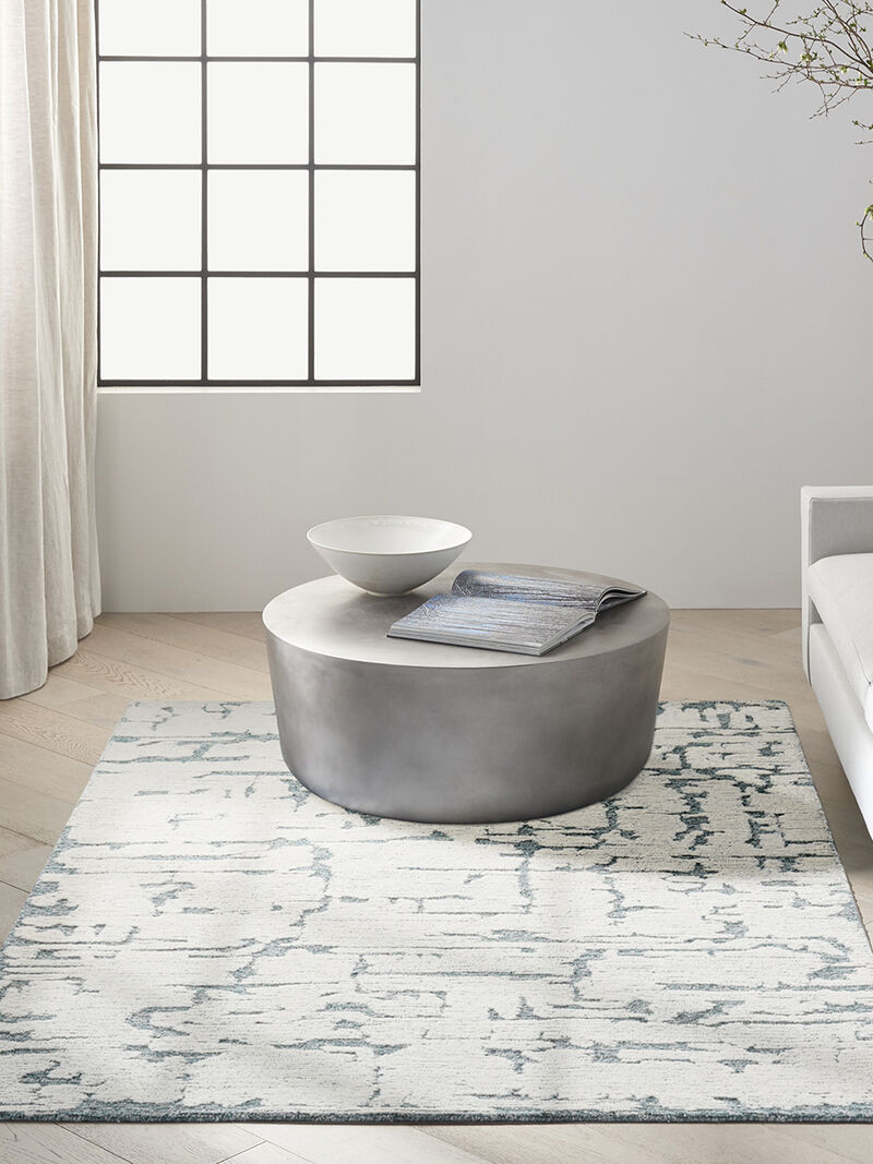 CK009 Sculptural SCL01 Teal 5'3" x 7'3" Rug image number 6