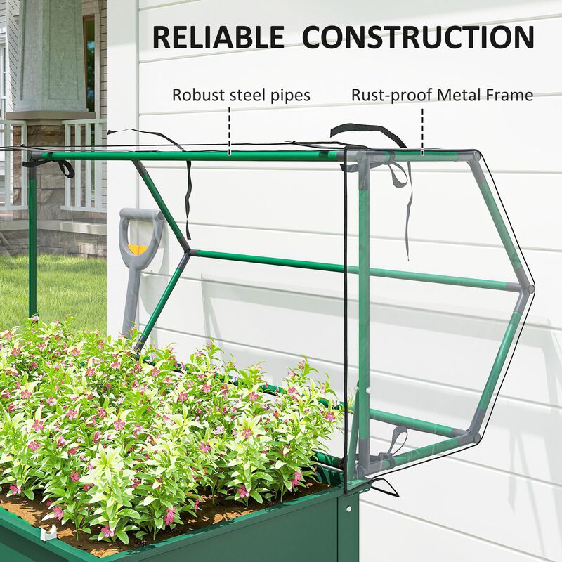 Hivvago Elevated Vegetable Planter with Drainage Hole image number 6