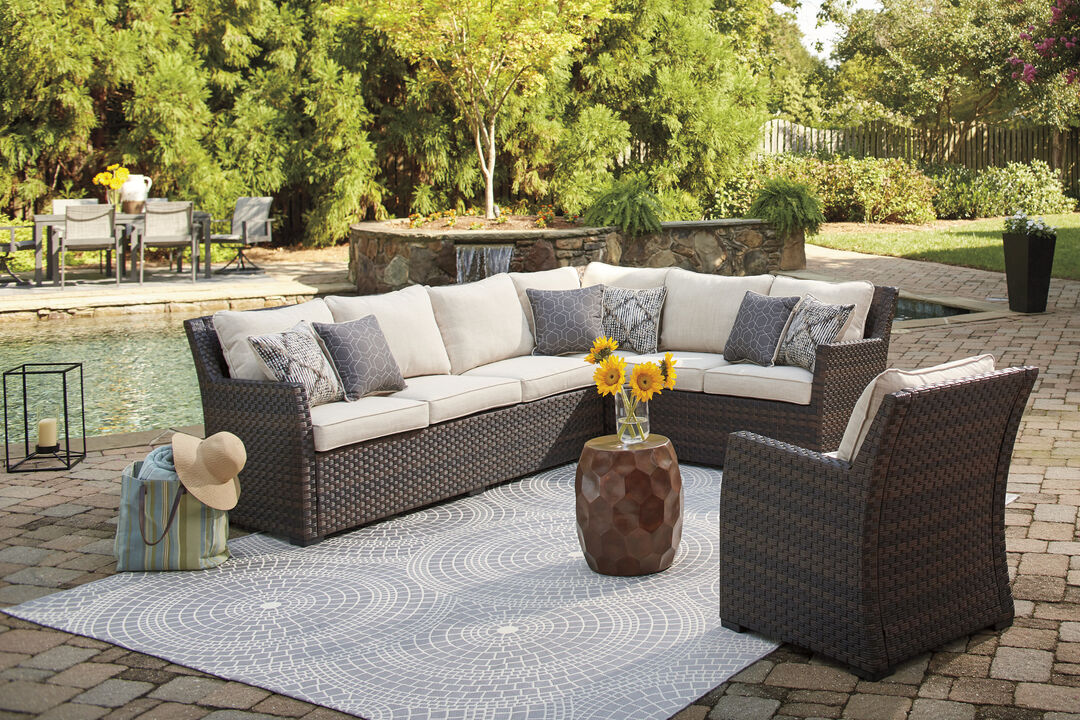 Easy Isle 2-Piece Sectional and Lounge Chair