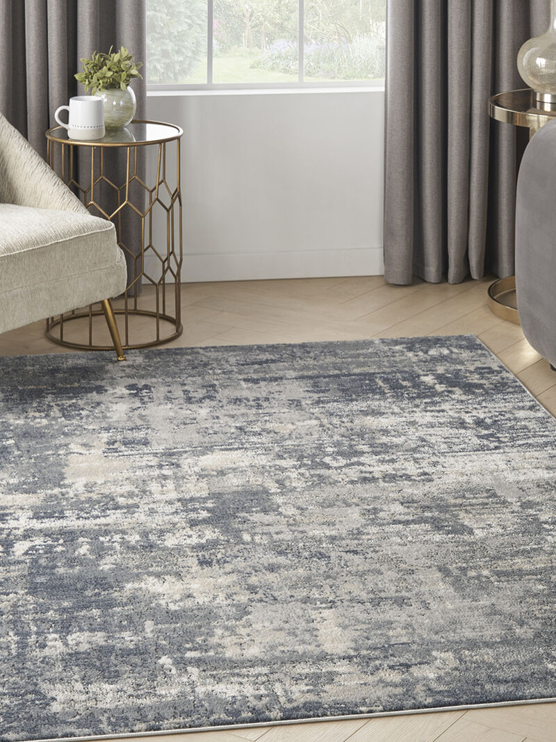 Quarry QUA04 Gray/Beige 3'9" x 5'9" Rug