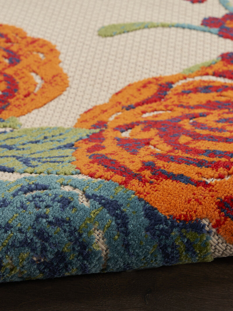 Aloha ALH32 Ivory/Multicolor 10' x 14' Rug