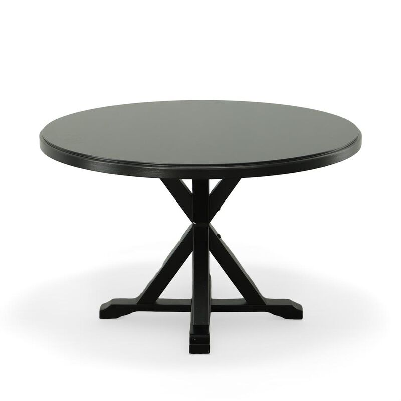 Carolina Living Monet X Base Dining Table - Antique Black