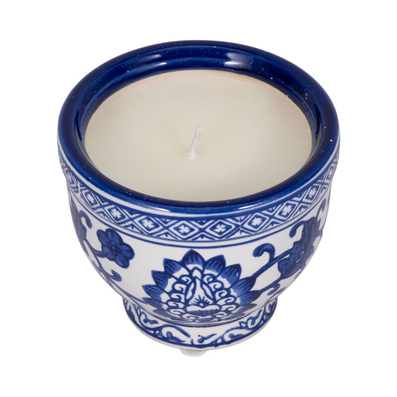 4" Bowl Chinoiserie Candle image number 3