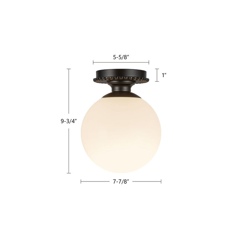 Otis 8 in Socket Semi Flush Mount image number 8