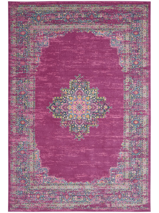 Passion PSN03 Fuchsia 9' x 12' Rug