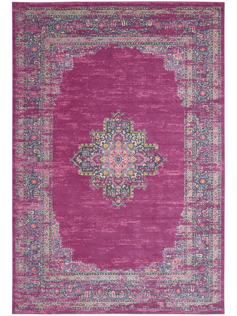 Passion PSN03 Fuchsia 9' x 12' Rug