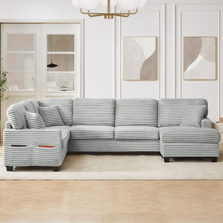 Merax Sectional Sofa U-shaped Sectional