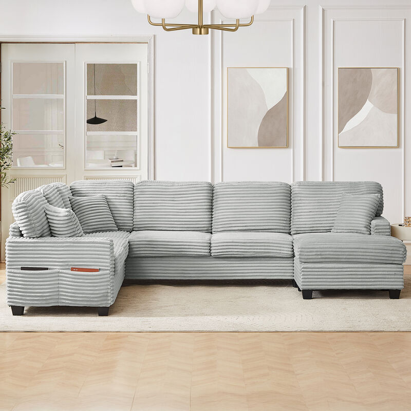 Merax Sectional Sofa U-shaped Sectional
