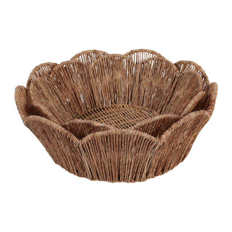 S/2 Petal Shape Bowls, Natural image number 2