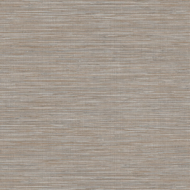 Winn Chestnut Faux Grasscloth Wallpaper
