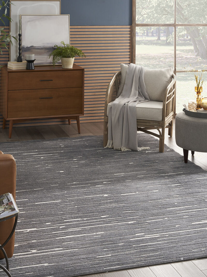 Care Free CAF04 Gray 7'10" x 9'10" Rug