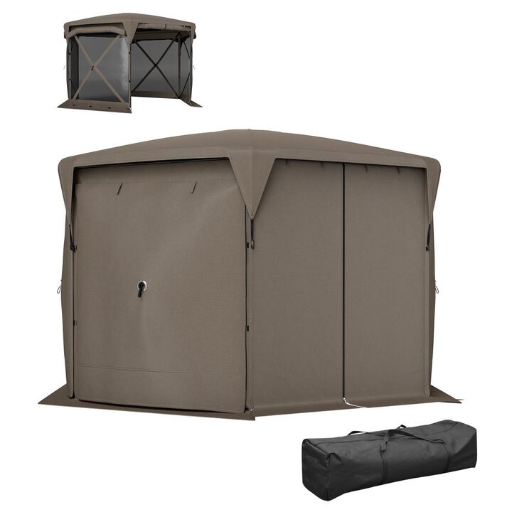 Hivvago 11x11 Screen Gazebo Tent for Backyard