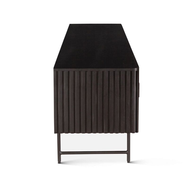 World Interiors Halden 98in Plasma Cabinet in Matte Black image number 6