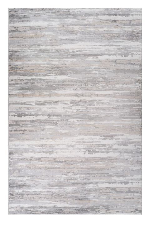 HomeRoots Abstract Worn Faded Area Rug