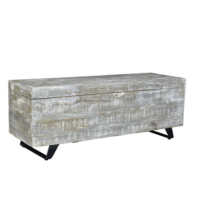 Rockefeller Storage Chest in Gray