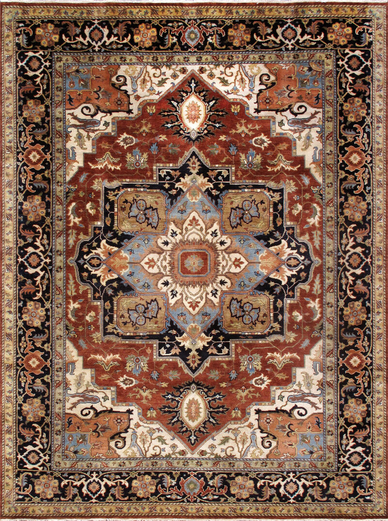 Pasargad Home Serapi Hand-Knotted Wool Area Rug image number 0