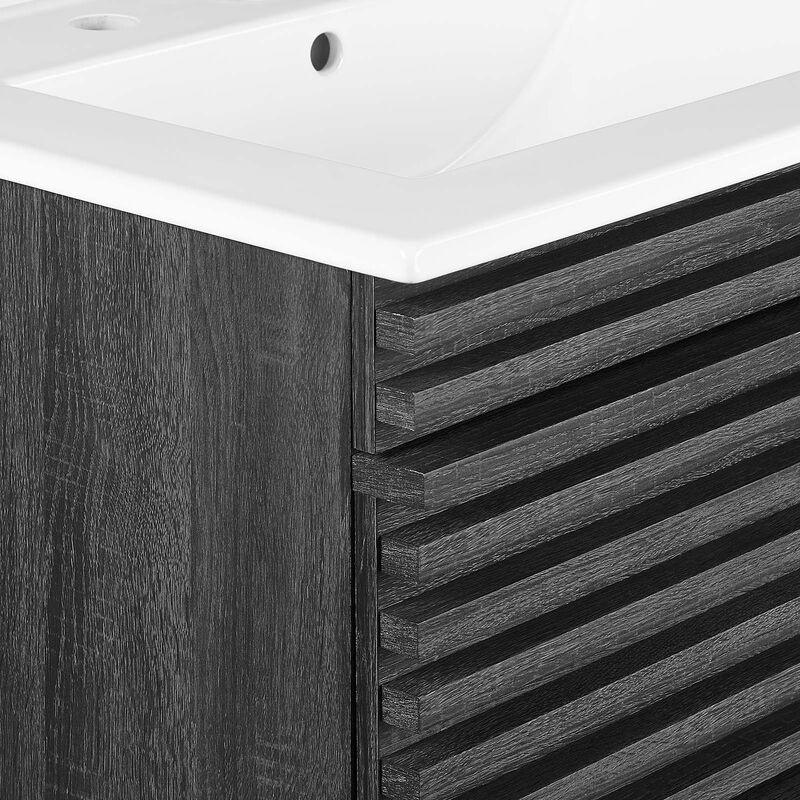 Render 24" Wall-Mount Bathroom Vanity image number 6