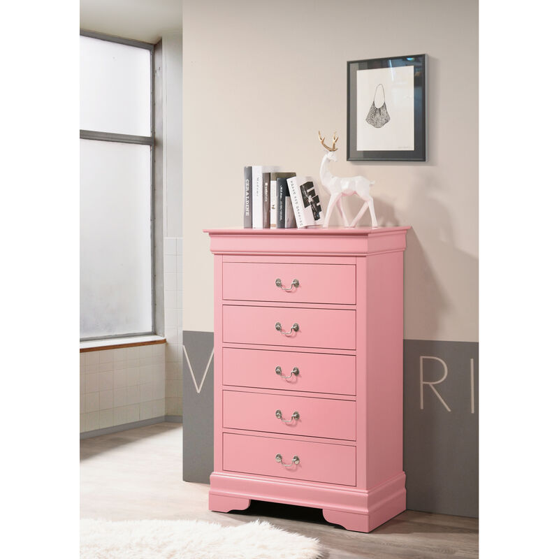 Louis Philippe G02104-CH Chest, Pink