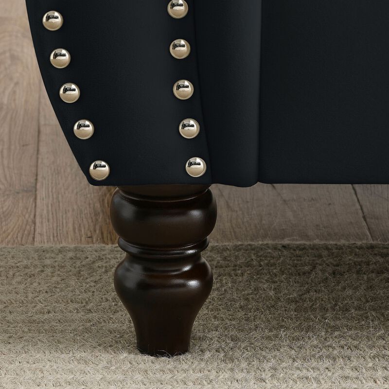 Schalf Velvet 3 Seater Chesterfield Sofa image number 5