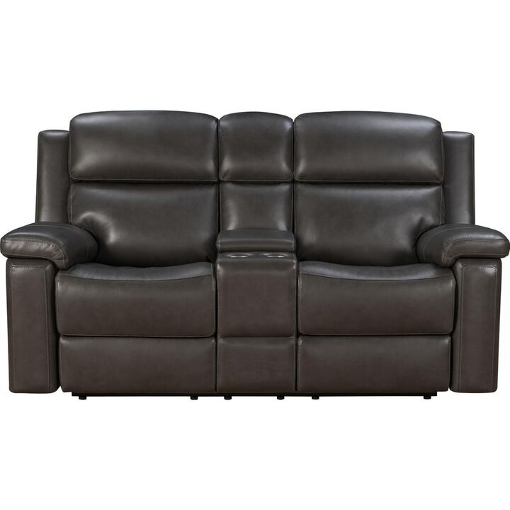 Barcalounger Reclining Console Loveseat w/Power Head Rests, Power Lumbar, Heat & Massage