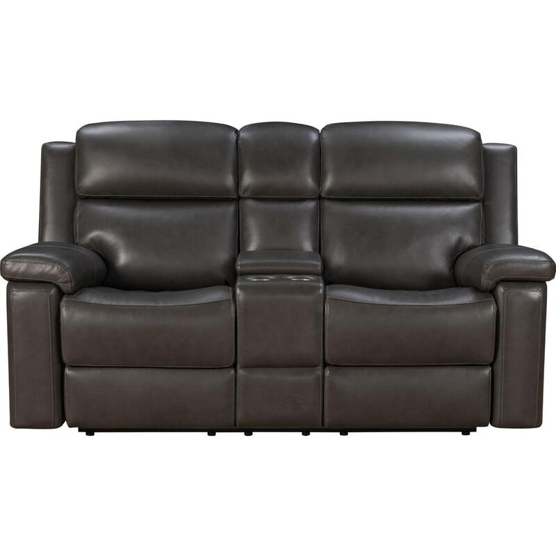 Barcalounger Reclining Console Loveseat w/Power Head Rests, Power Lumbar, Heat & Massage