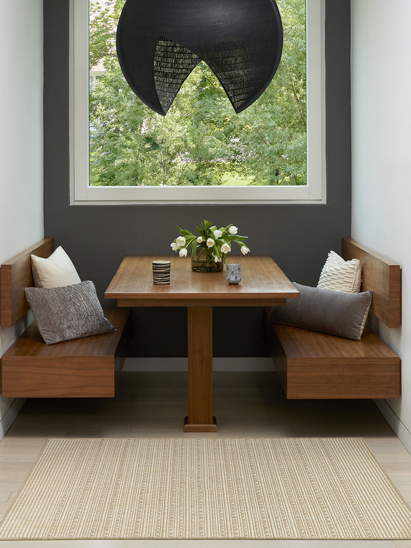 Tulum TLM01 Cream 2'2" x 10' Rug