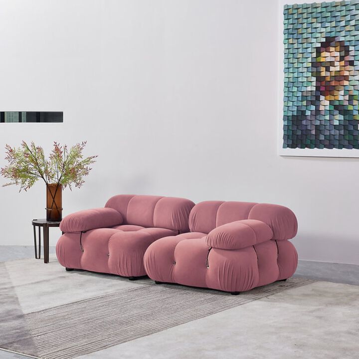 Leeven Upholstered 76'' Loveseat