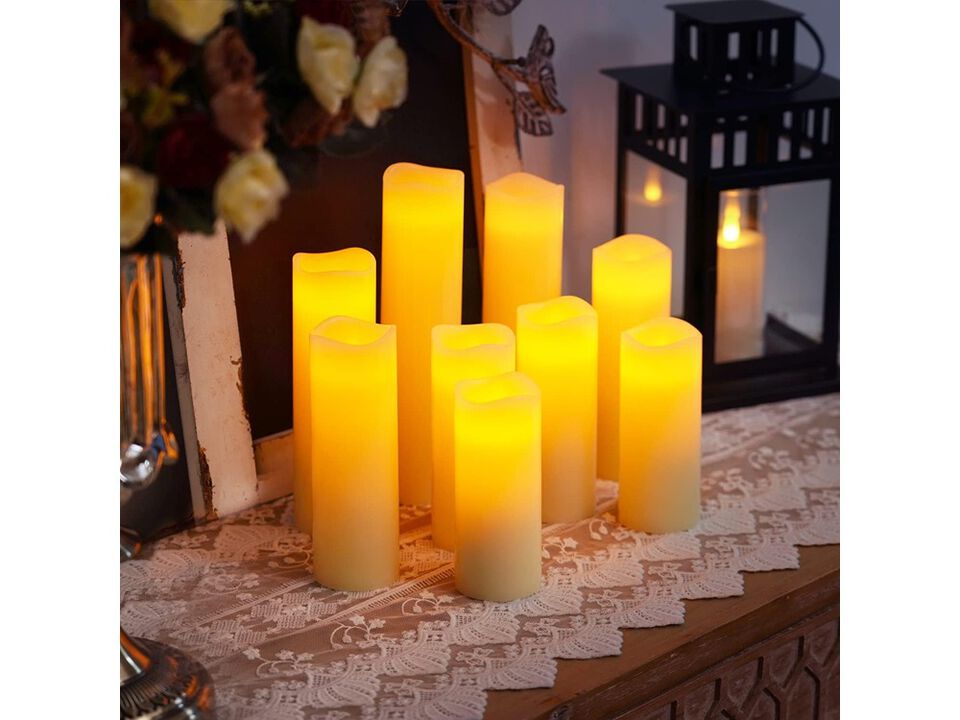 Flameless Candles Battery Operated LED Pillar Candles