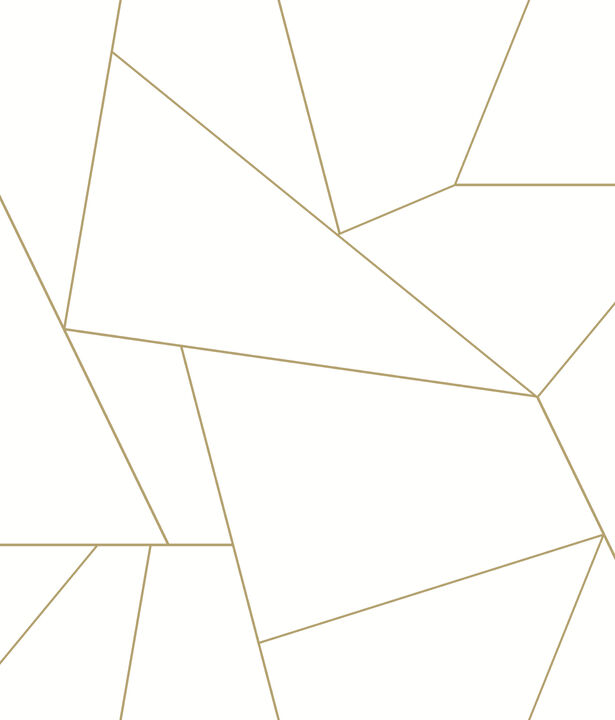 Fractured Prism  Gold Metallic Peel & Stick Wallpaper