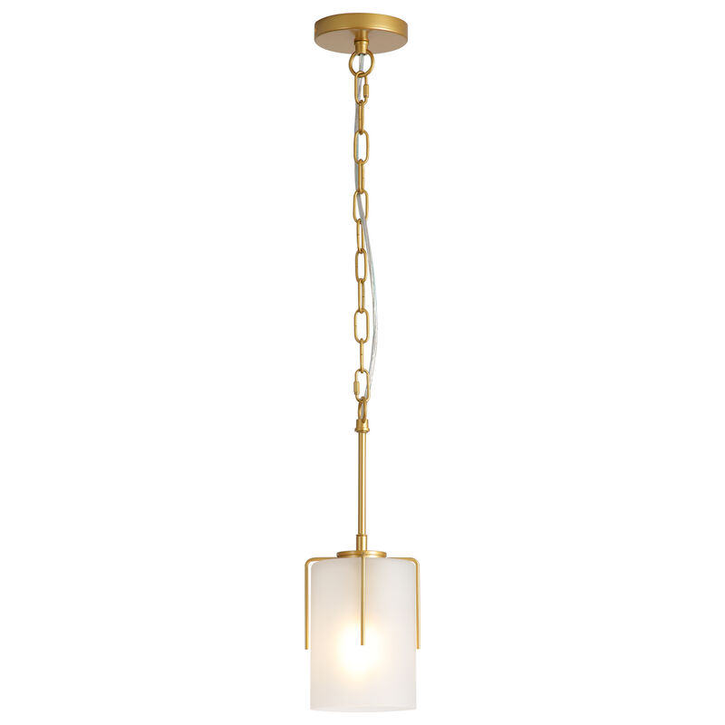 ELEMENT ACE Industrial Pendant Light with Clear Glass Shade Glare-Free Ceiling Light Fixture for Kitchen Island Dining Room Entryway Home Decor image number 0