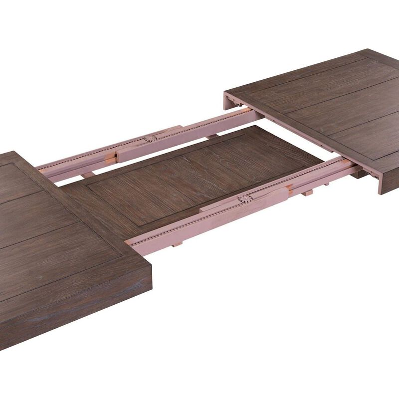 Liberty Furniture Rectangular Table for Dining Room with Self Storing Leaf - Satin Espresso Oak image number 5