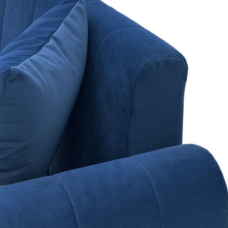Dosjig Glam Tufted Velvet Sofa image number 7