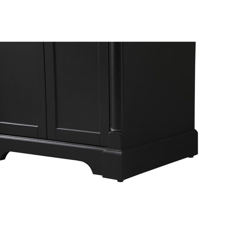 Elegant Kitchen and Bath 30 inch Single bathroom vanity set in black
