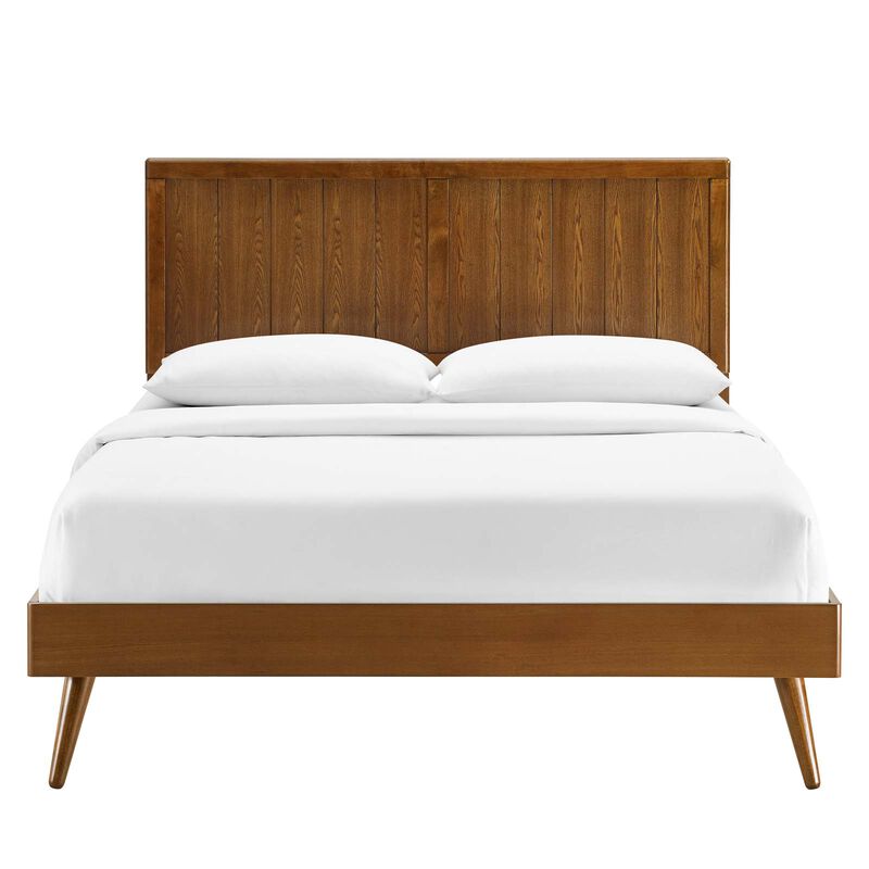 Modway - Alana Full Wood Platform Bed With Splayed Legs image number 0