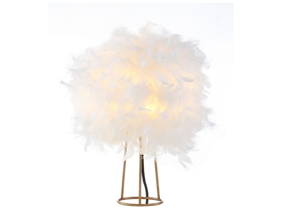 Stork Feather Metal LED Table Lamp