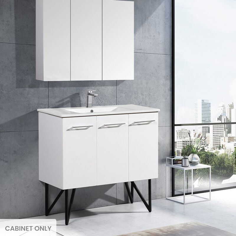 Annecy 36" Bathroom Vanity in White - Cabinet Only image number 1