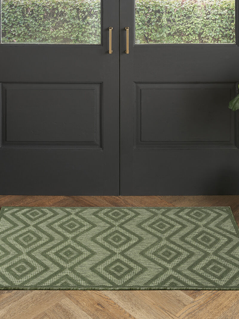 Versatile NRV01 Green 2'2" x 7'6 Rug image number 5