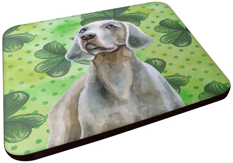 Caroline's Treasures Weimaraner St Patrick's Decorative coasters, Multicolor