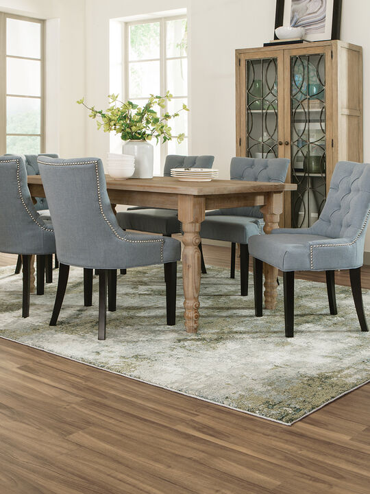 Evolution 1'10" x 3'2" Blue Rug
