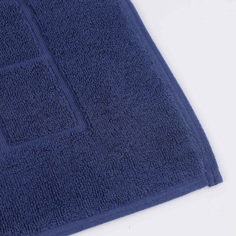 Washable Cotton Checkered Bath Rug Set of 2 for Bathrooms image number 3