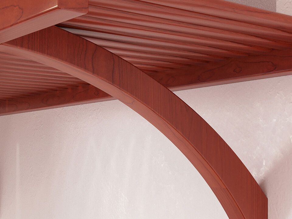 Solid Wood Reach-In Closet Organizer with 6 Drawers and Solid Wood Doors