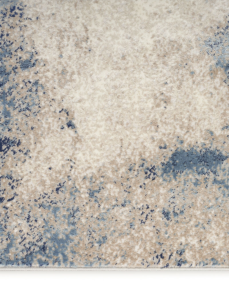 CK022 Infinity IFN05 Ivory/Gray/Blue 6' x 9' Rug