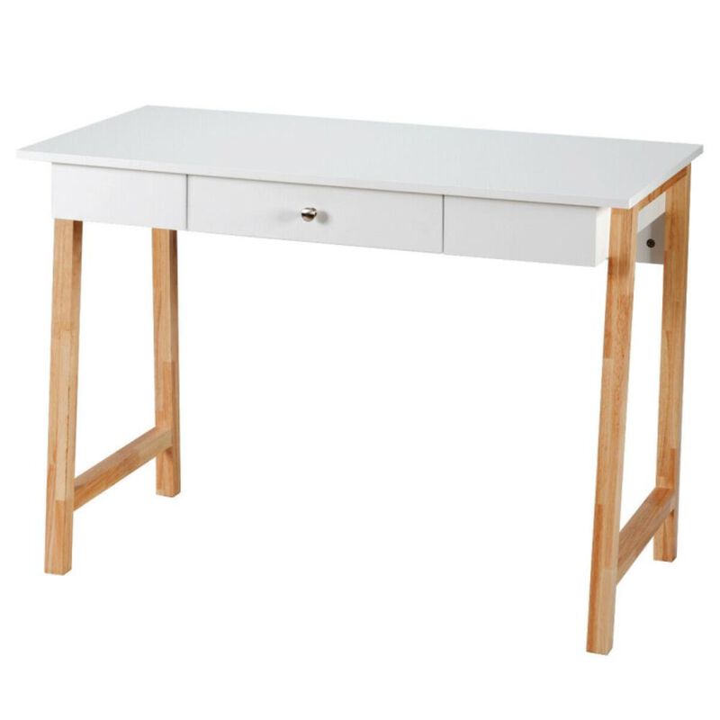 Hivvago Computer Desk Laptop PC Writing Table with Storage Drawers