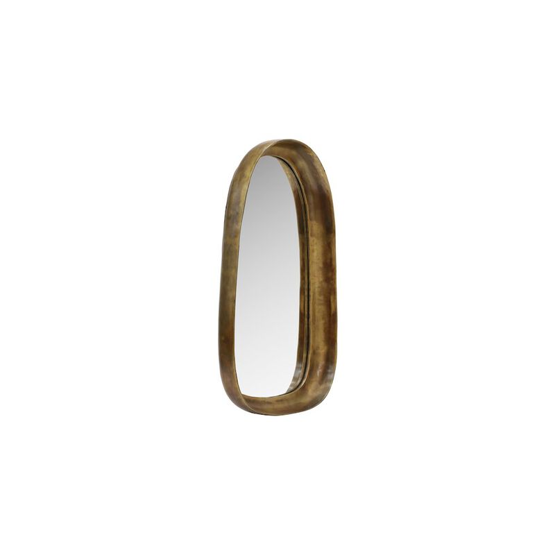 Meridian Furniture Auberge Brass Mirror